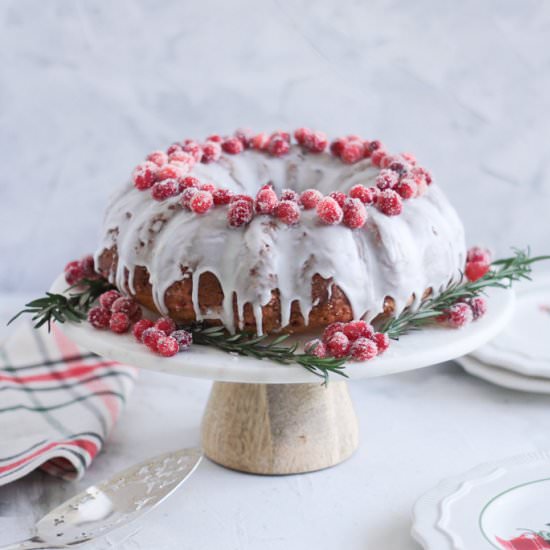 Cranberry Orange Bundt Cake - Recipe photo by atasteofwellbeing