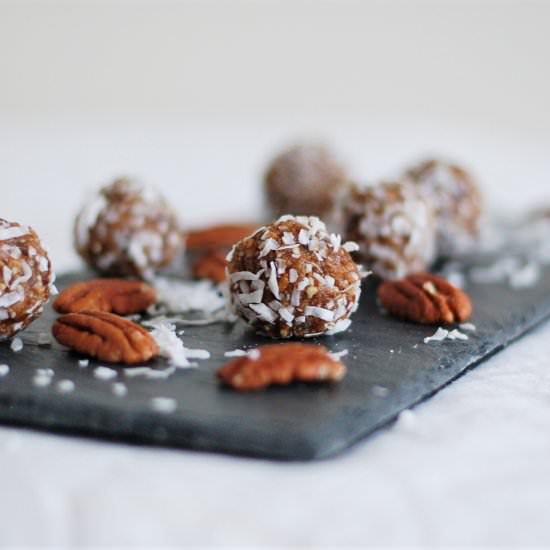 Gingersnap Pecan Bites - Recipe photo by Inspired by the Seasons