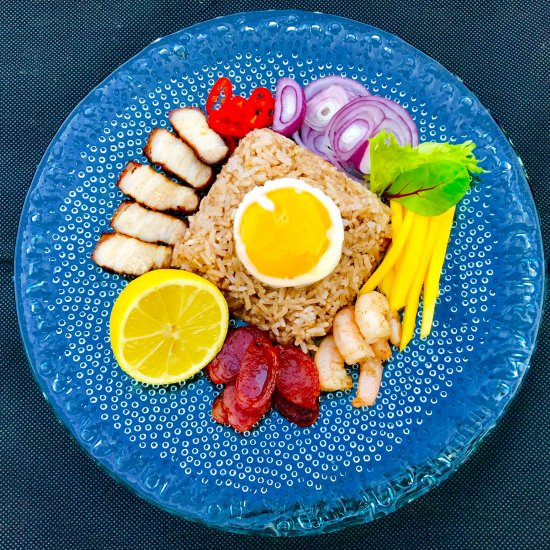 Khao-Kluk-Kapi - Recipe photo by Thaifoodmadeeasy.com