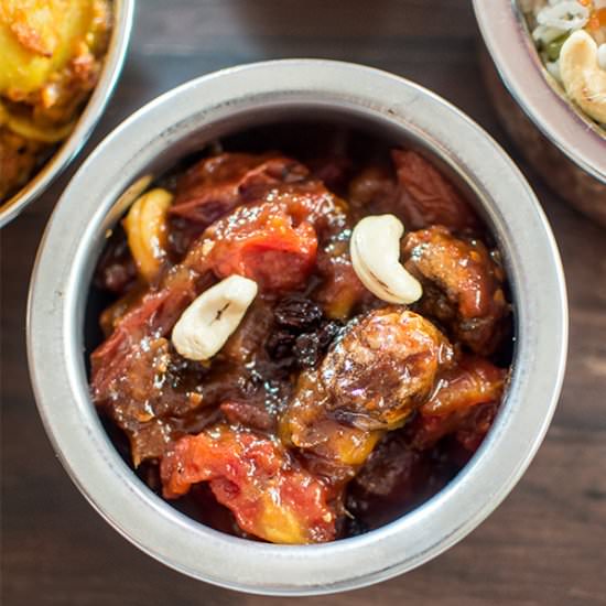 Tomato and Date Chutney - Recipe photo by Debjanir Rannaghar