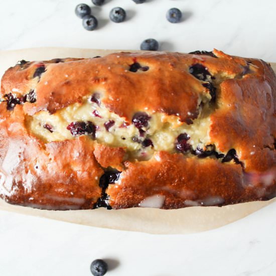 Lemon Blueberry Yogurt Bread - Recipe photo by thedelightfulbite
