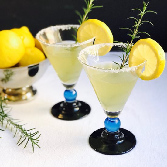 Lemon Ginger Cocktail - Recipe photo by the good eats co