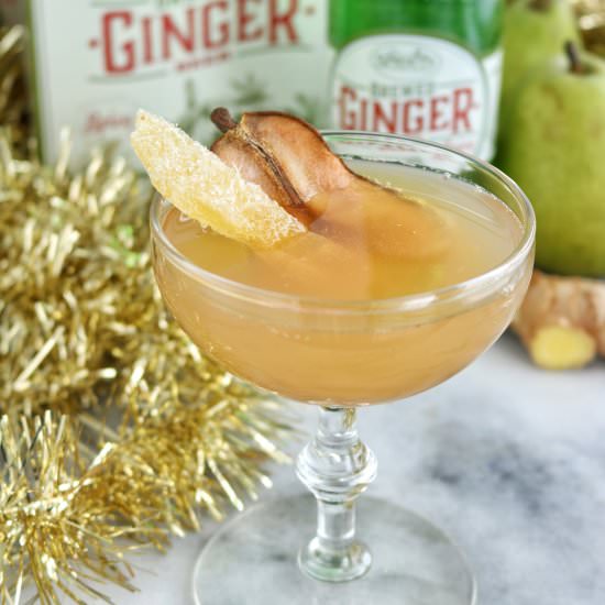 Ginger Beer Pear Punch - Recipe photo by The Nutrition Adventure