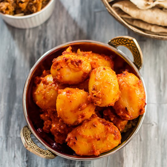 Nepali Aloo Dum - Recipe photo by Debjanir Rannaghar