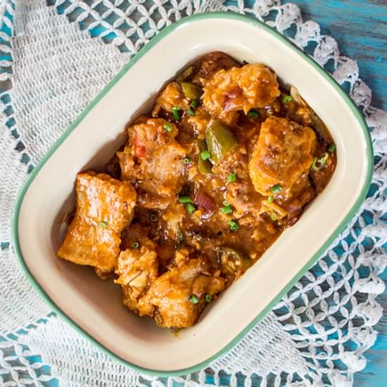 Kolkata style Chilli Fish - Recipe photo by Debjanir Rannaghar