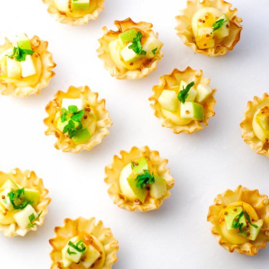 Brie and Apple Tartlet - Recipe photo by TheCraveableKitchen