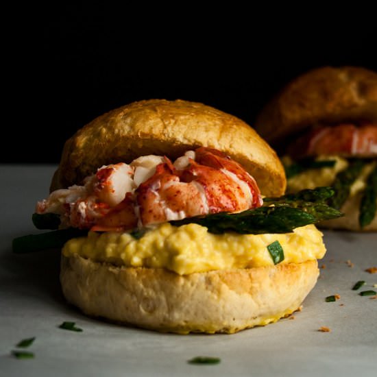 Lobster Breakfast Sandwich - Recipe photo by Bake It With Love