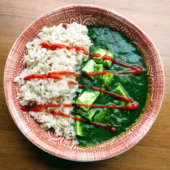 Healthy Palak Paneer Curry - Recipe photo by mghthakkar