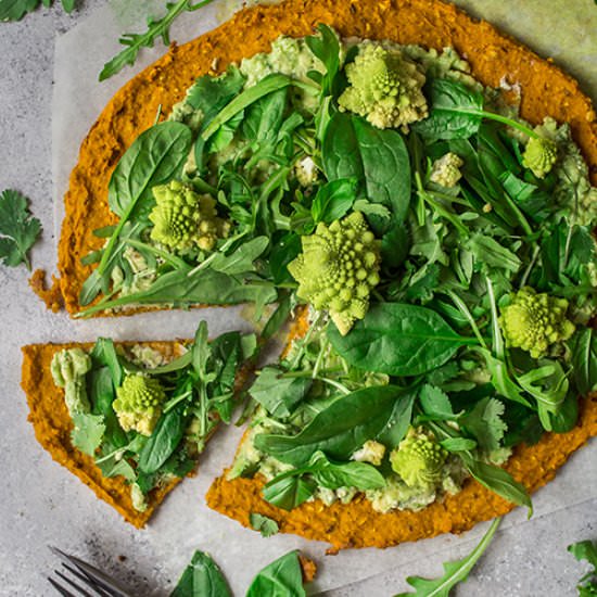 VEGAN SWEET POTATO PIZZA - Recipe photo by Vanillacrunnch