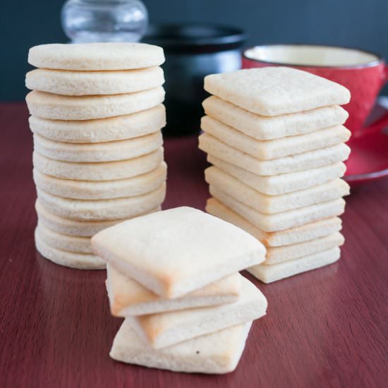 Eggless Vanilla Sugar Cookies - Recipe photo by VeenaAzmanov