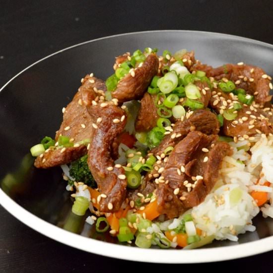 Mongolian Beef - Recipe photo by mtlabor
