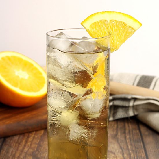 Ginger Orange Spice Cocktail - Recipe photo by TheToastyKitchen
