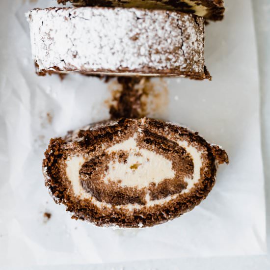 Ice Cream Cake Roll - Recipe photo by Salt and Baker