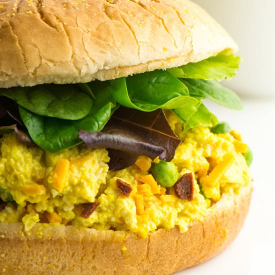 Vegan Seven Layer Salad Sandwich - Recipe photo by NamelyMarly