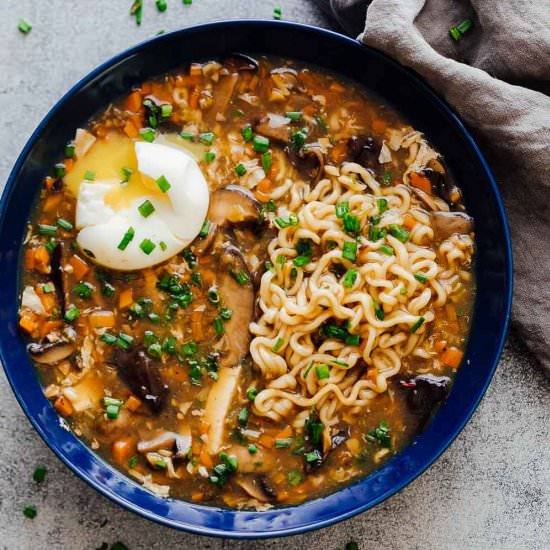 Chinese Hot and Sour Ramen Soup - Recipe photo by myfoodstory
