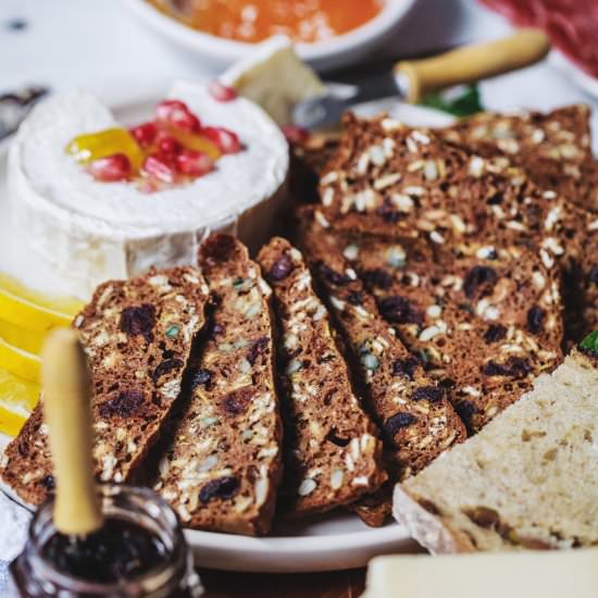 Rosemary Cranberry Crisps - Recipe photo by olive_and_mango