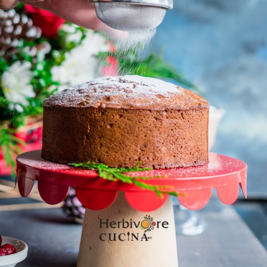 Non-Alcoholic Christmas Fruit Cake - Recipe photo by Herbivore Cucina