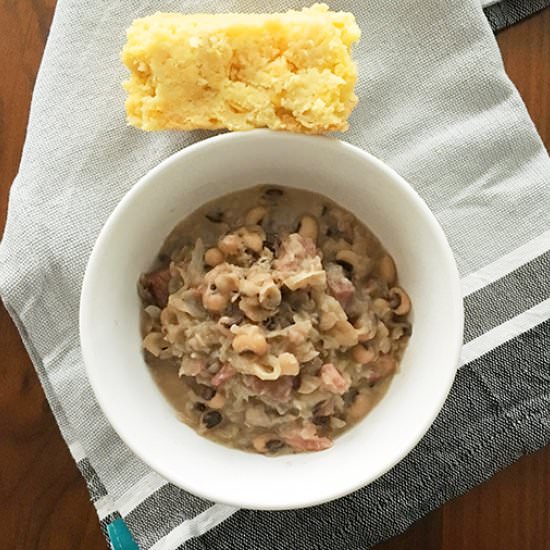 NEW YEAR’S DAY BLACK-EYED PEAS - Recipe photo by Design Crush
