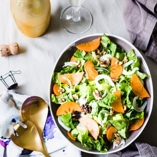 Winter Romaine Salad - Recipe photo by lepetitchefsb