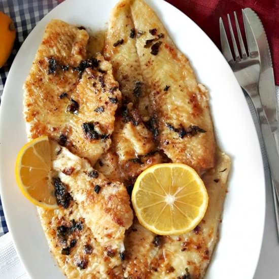 Sole Meunière - Recipe photo by Canadian Cooking Adventures