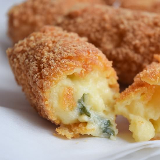 Cheese croquettes (gluten-free) - Recipe photo by karlijn2