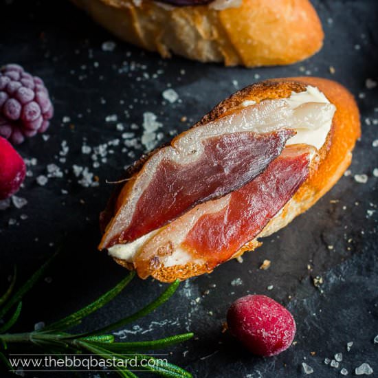 Smoked Duck Prosciutto - Recipe photo by BBQ Bastard