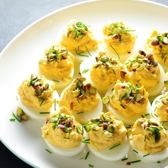 How To Make Deviled Eggs - Recipe photo by everydayhealthyrecipes