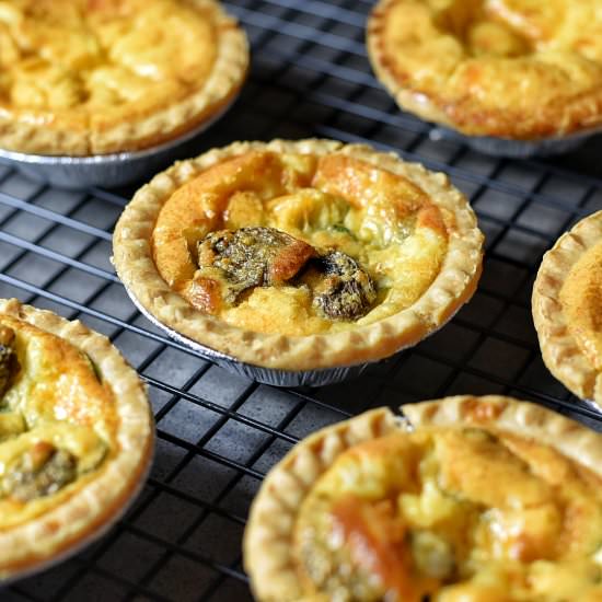 Quiche Three Ways - Recipe photo by dudethatcookz