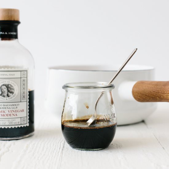 Balsamic Reduction - Recipe photo by Downshiftology
