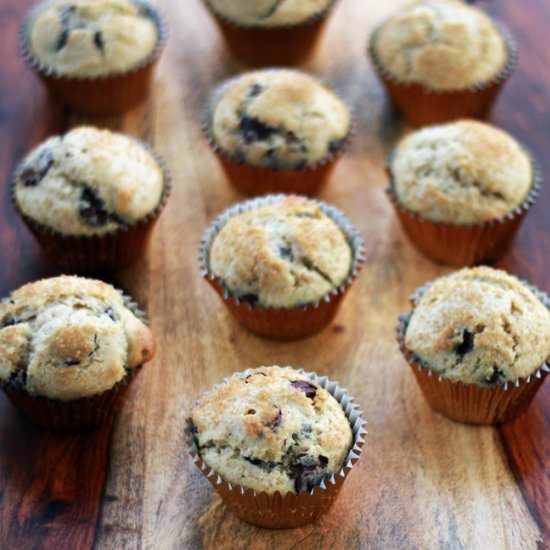 Coffee Shop Chocolate Chip Muffins - Recipe photo by CosmopolitanCornbread