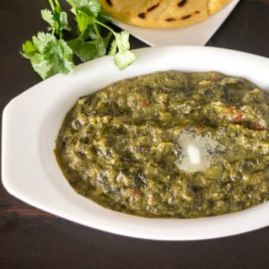 Sarson ka Saag - Recipe photo by srividhya