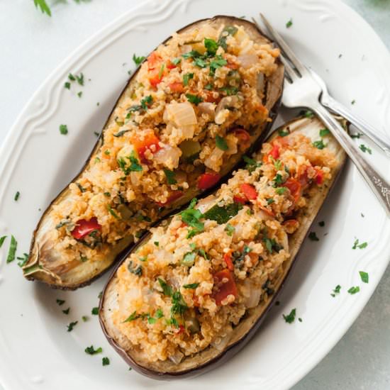 Spicy Stuffed Eggplant - Recipe photo by Solluna333