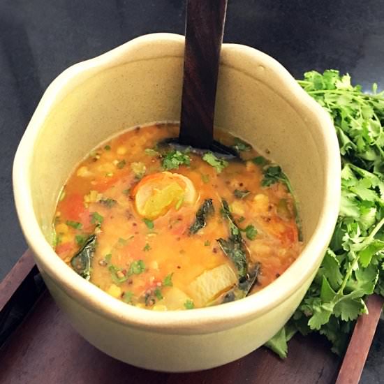 White Radish Sambar - Recipe photo by steamingpot