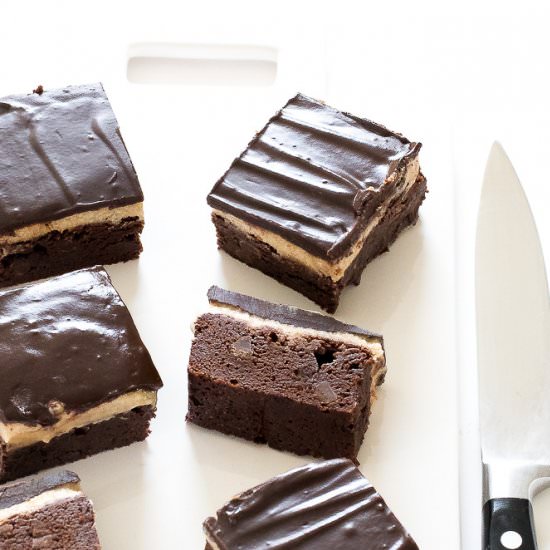 Mocha Cream Brownies - Recipe photo by ChefSavvy