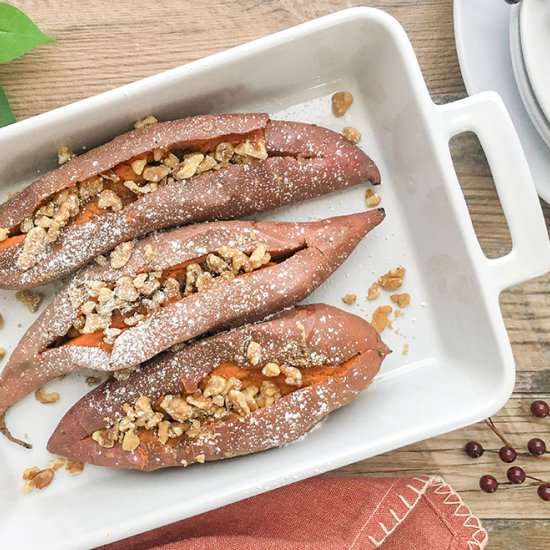 How to Bake Sweet Potatoes Fast - Recipe photo by cookingwithbliss