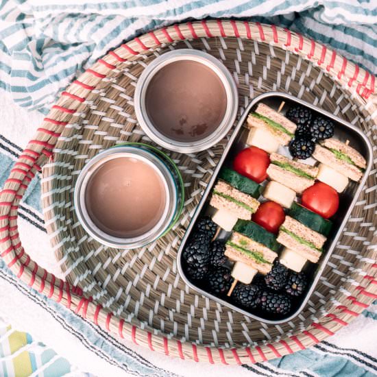 Pesto Sandwich Skewers - Recipe photo by whiteblankspace