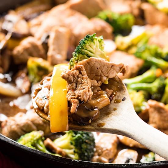 Easy Pork Stir Fry - Recipe photo by TheSaltyMarshmallow