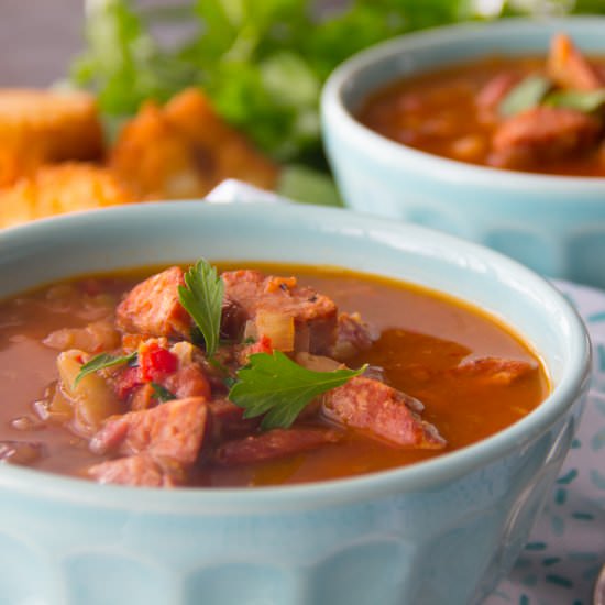 Cajun 15 Bean Soup - Recipe photo by saygraceblog