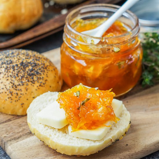 Apelsinmarmelad med Timjan - Recipe photo by TaraMar