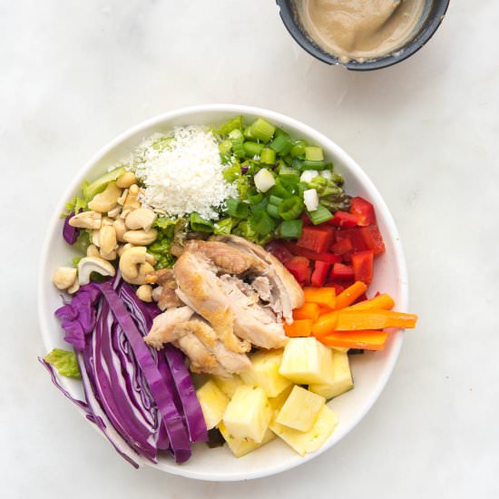 Asian Pineapple Chicken Salad - Recipe photo by thrivingonpaleo