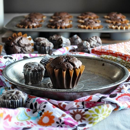 Double Chocolate Muffins - Recipe photo by BatterandDough