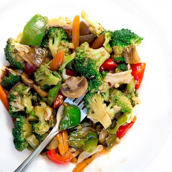 VEGETABLE STIR FRY - Recipe photo by Chefjar