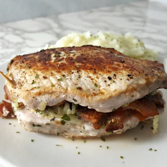 Smoked Gouda and Bacon Stuffed Pork - Recipe photo by ZonaCooks
