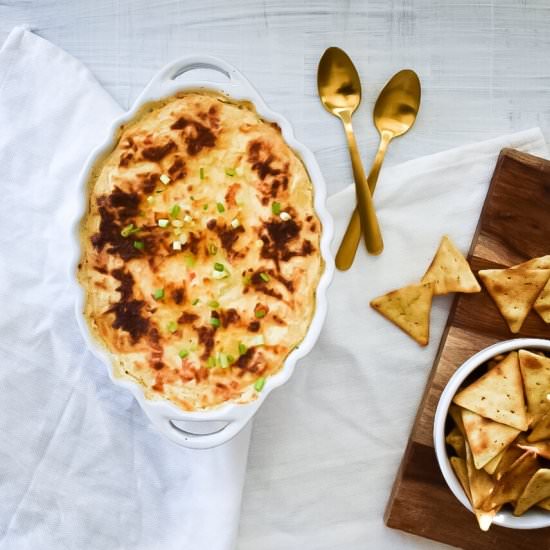 Skinny Baked Crab Dip - Recipe photo by stephanieleenutrition