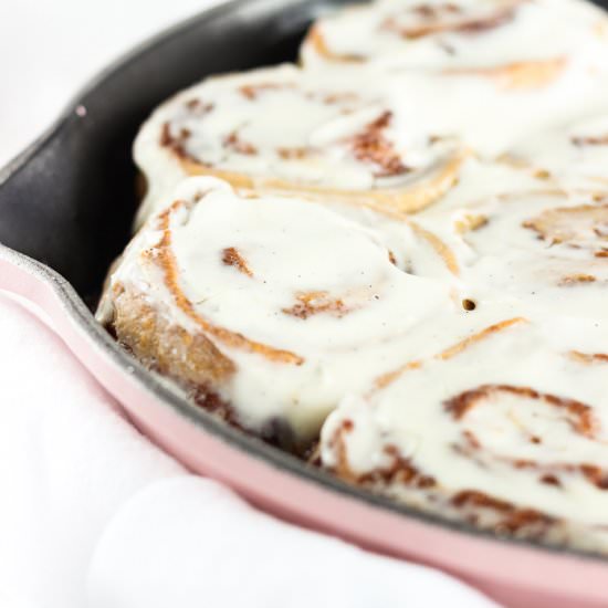 Whole Wheat Sourdough Cinnamon Roll - Recipe photo by Lively Table