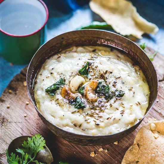 Rava Pongal - Recipe photo by Whiskaffair