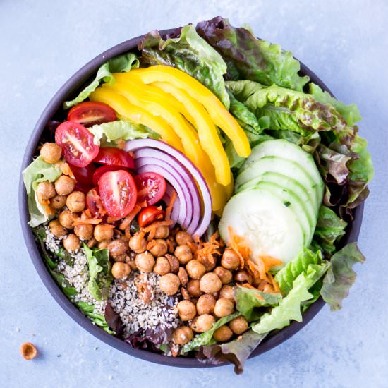Everyday Colorful Salad - Recipe photo by eatlovenamaste