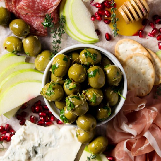 Easy Marinated Olives - Recipe photo by Inside the rustic kitchen