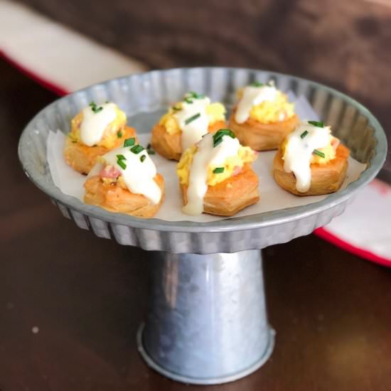 Puff Pastry Breakfast Cups - Recipe photo by BiteSizedKitchen