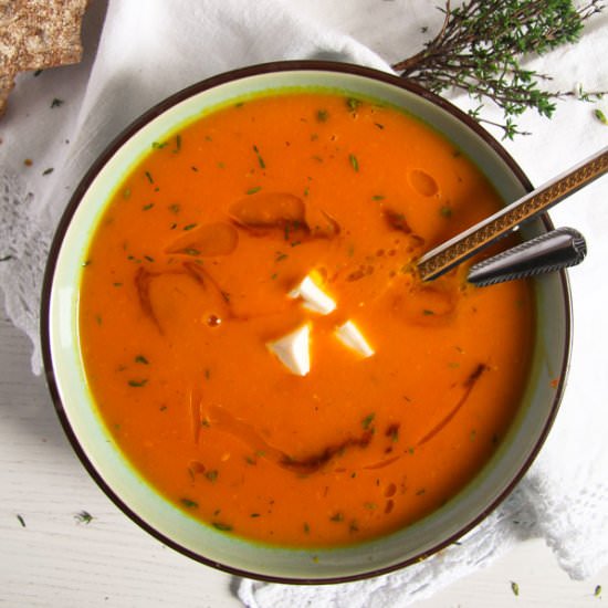 Butternut Squash and Orange Soup - Recipe photo by adinutza